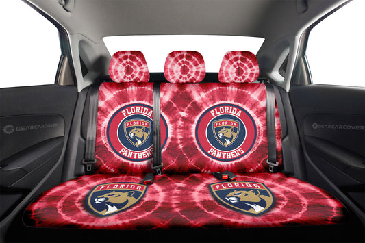 Florida Panthers Car Back Seat Covers Custom Tie Dye Car Accessories - Gearcarcover - 2