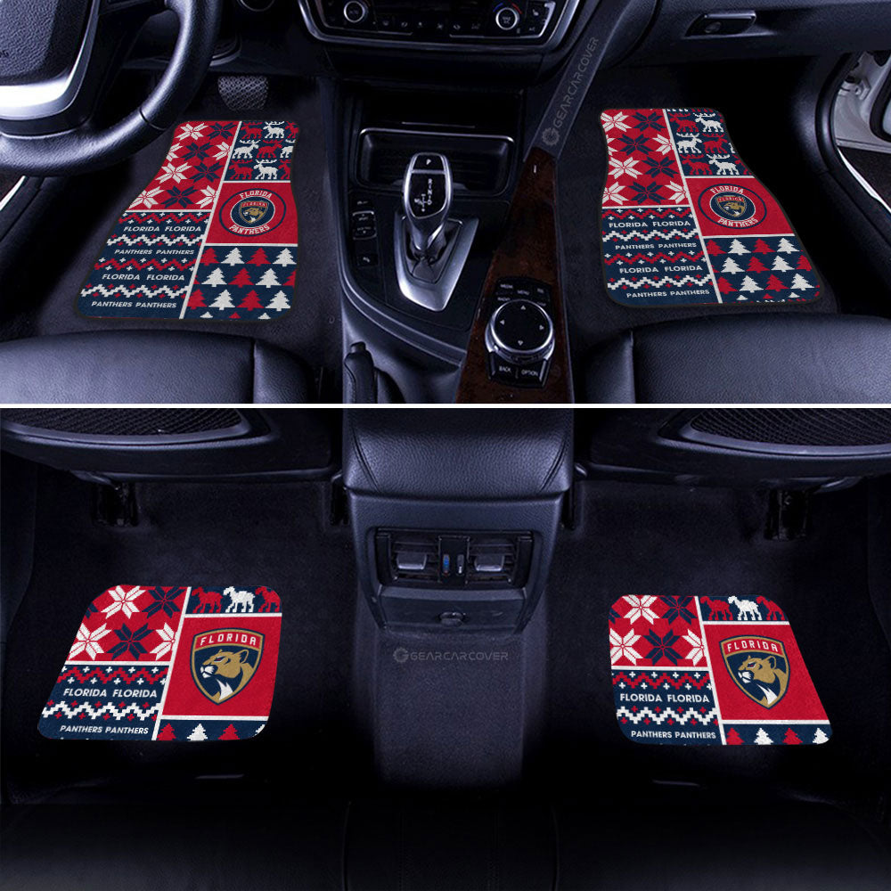 Florida Panthers Car Floor Mats Custom Ugly Style Car Accessories - Gearcarcover - 2