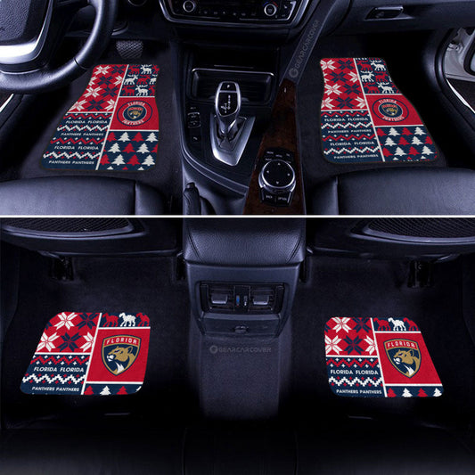 Florida Panthers Car Floor Mats Custom Ugly Style Car Accessories - Gearcarcover - 2