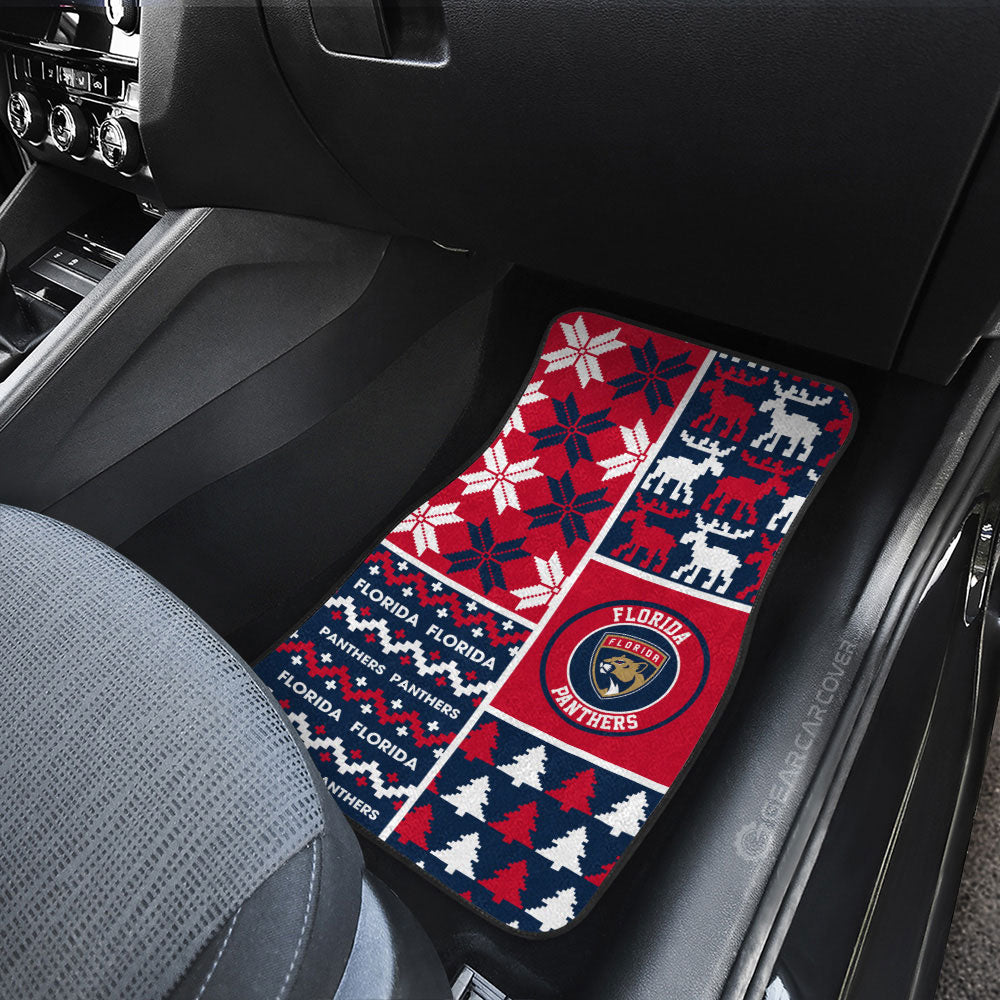 Florida Panthers Car Floor Mats Custom Ugly Style Car Accessories - Gearcarcover - 3