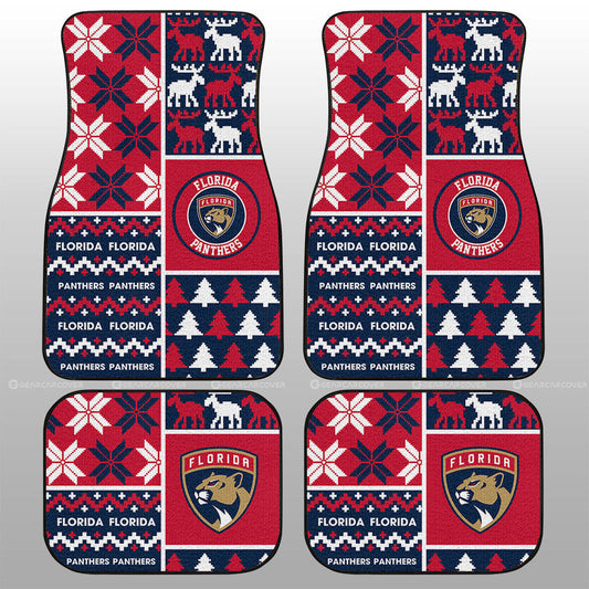 Florida Panthers Car Floor Mats Custom Ugly Style Car Accessories - Gearcarcover - 1