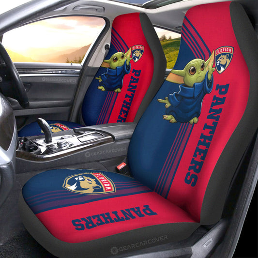 Florida Panthers Car Seat Covers Baby Yoda Car Accessories - Gearcarcover - 1