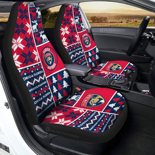 Florida Panthers Car Seat Covers Custom Ugly Style Car Accessories - Gearcarcover - 2