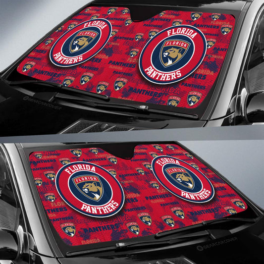 Florida Panthers Car Sunshade Custom Car Accessories - Gearcarcover - 2