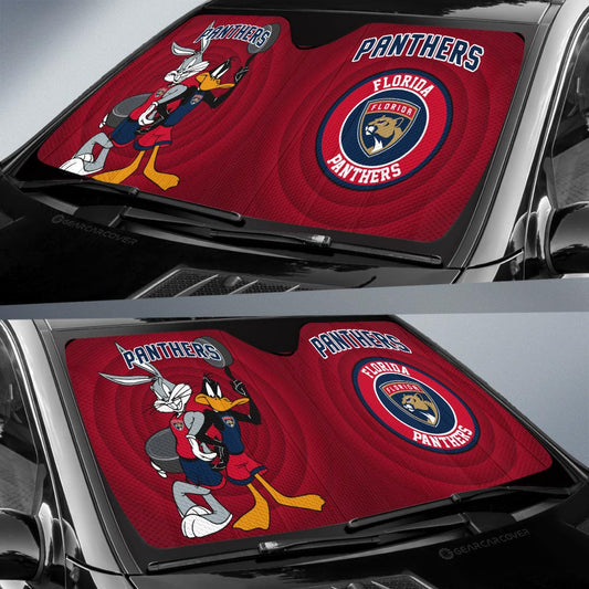 Florida Panthers Car Sunshade Custom Car Accessories - Gearcarcover - 2
