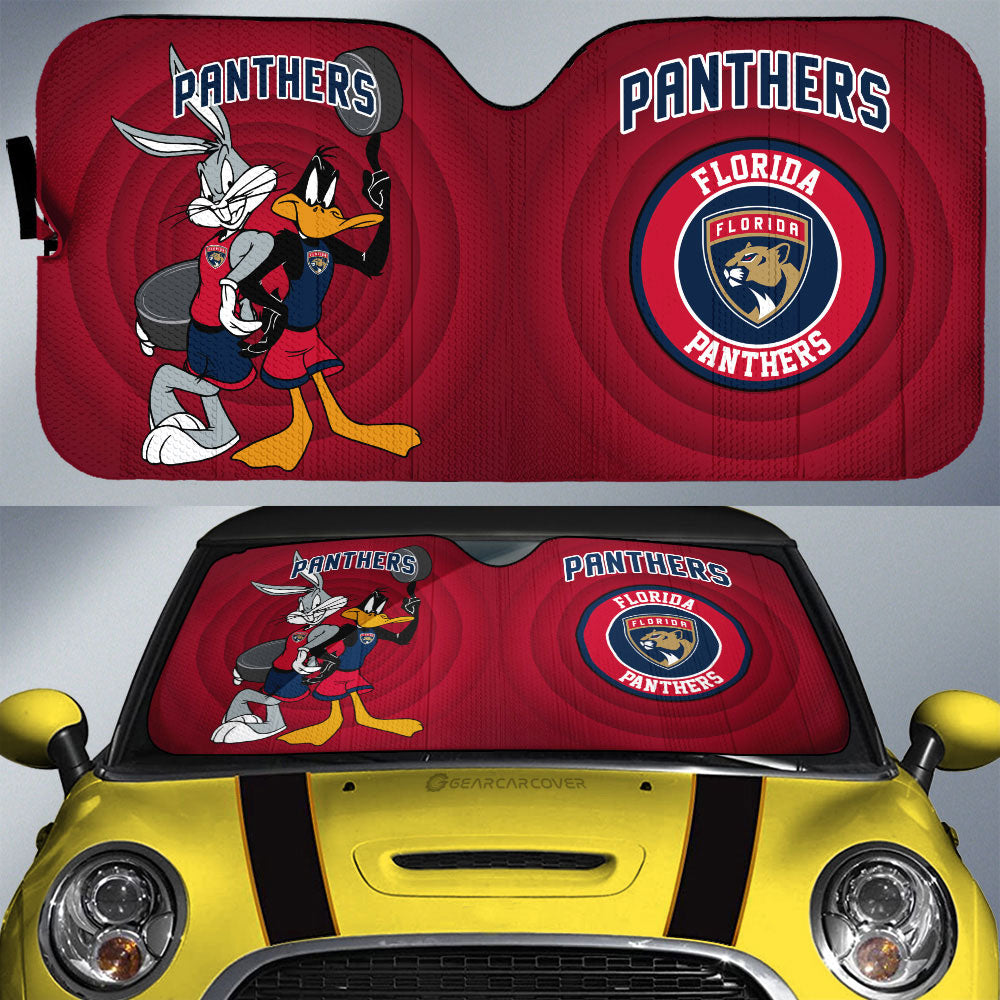 Florida Panthers Car Sunshade Custom Car Accessories - Gearcarcover - 1