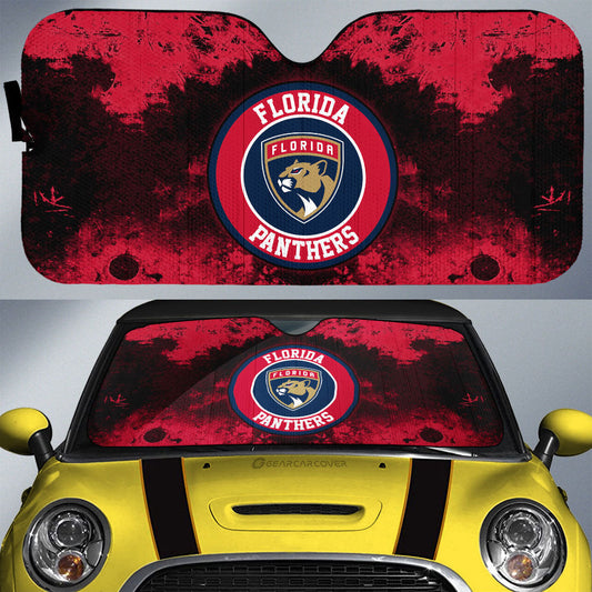 Florida Panthers Car Sunshade Custom Car Accessories - Gearcarcover - 1