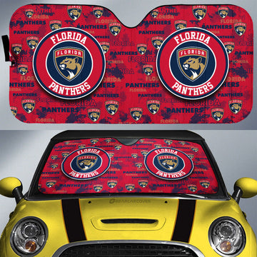 Florida Panthers Car Sunshade Custom Car Accessories - Gearcarcover - 1