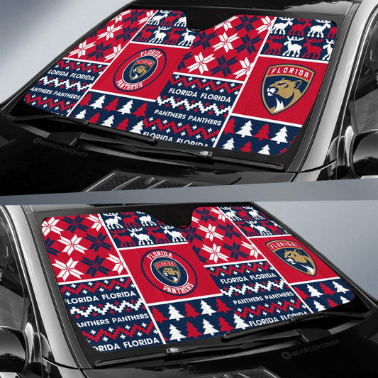 Florida Panthers Car Sunshade Custom Ugly Style Car Accessories - Gearcarcover - 2