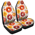 Flower Donuts Car Seat Covers Custom Girly Pattern Car Accessories - Gearcarcover - 3