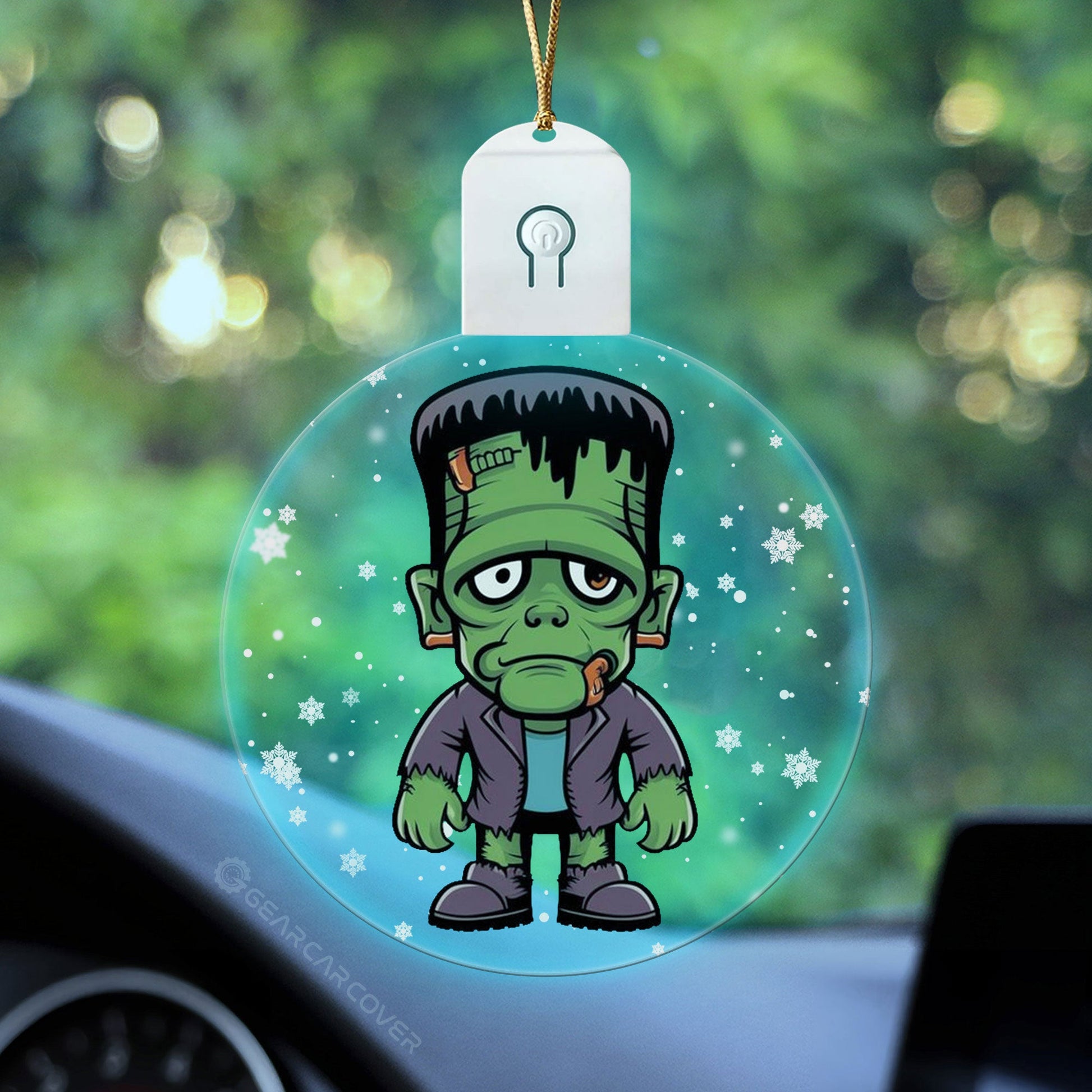 Frankenstein Led Ornament Custom Car Decorations - Gearcarcover - 2