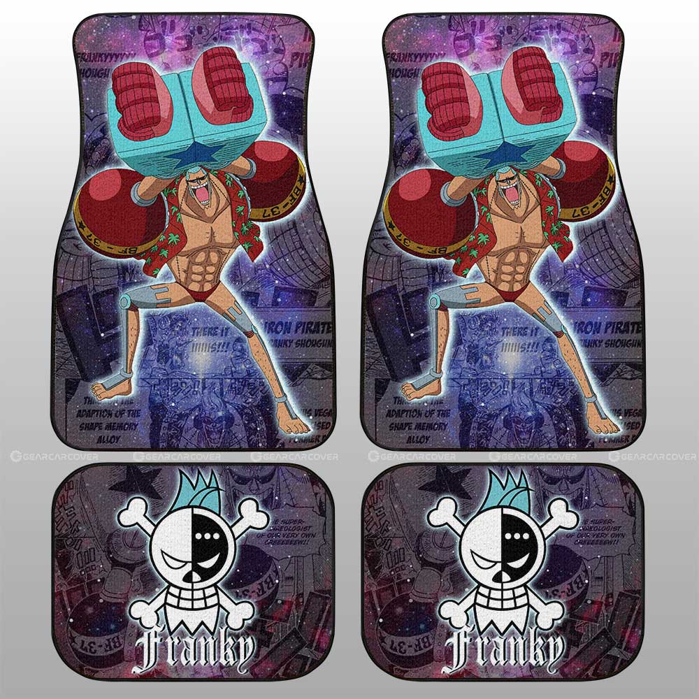 Franky Car Floor Mats Custom Car Accessories Manga Galaxy Style - Gearcarcover - 2