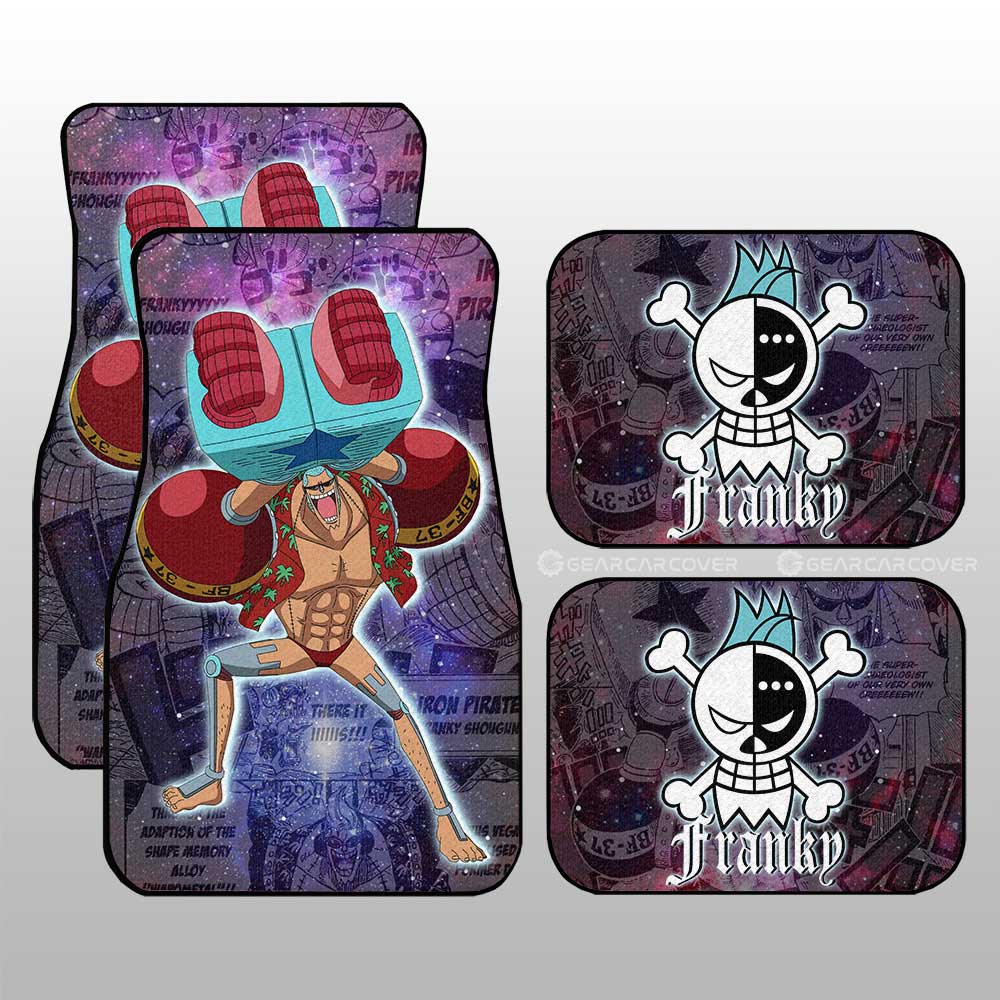 Franky Car Floor Mats Custom Car Accessories Manga Galaxy Style - Gearcarcover - 1