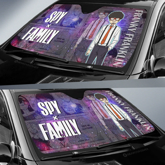 Franky Franklin Car Sunshade Custom Car Accessories Manga Galaxy Style - Gearcarcover - 2