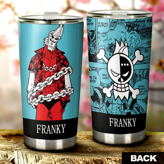 Franky Tumbler Cup Custom Car Accessories Manga Style - Gearcarcover - 1