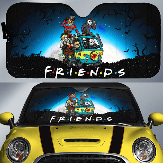 Friends Horror Mashup Car Sunshade Custom Car Accessories - Gearcarcover - 1