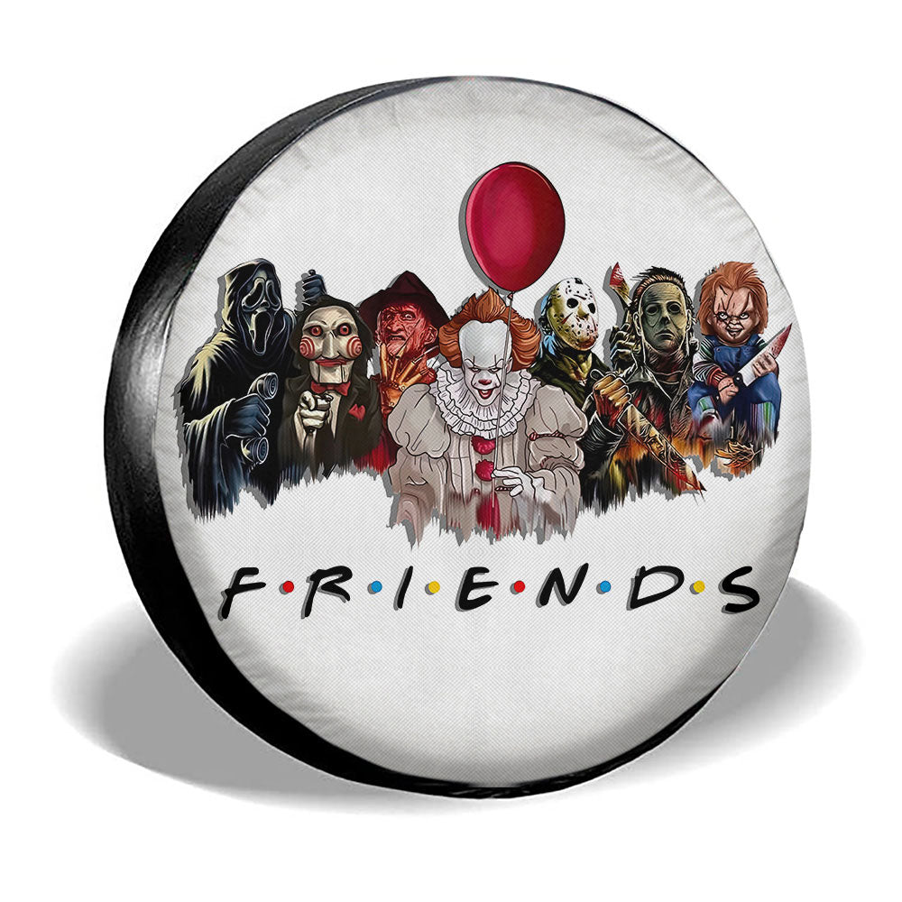 Friends Horror Mashup Spare Tire Covers Custom Car Accessories - Gearcarcover - 3