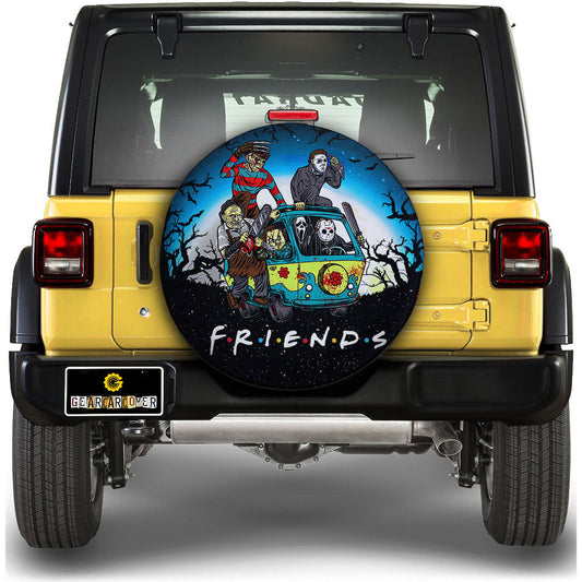 Friends Horror Mashup Spare Tire Covers Custom Car Accessories - Gearcarcover - 1