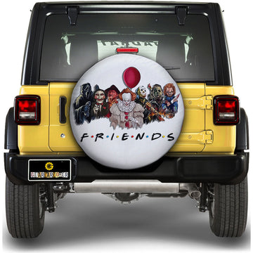 Friends Horror Mashup Spare Tire Covers Custom Car Accessories - Gearcarcover - 1