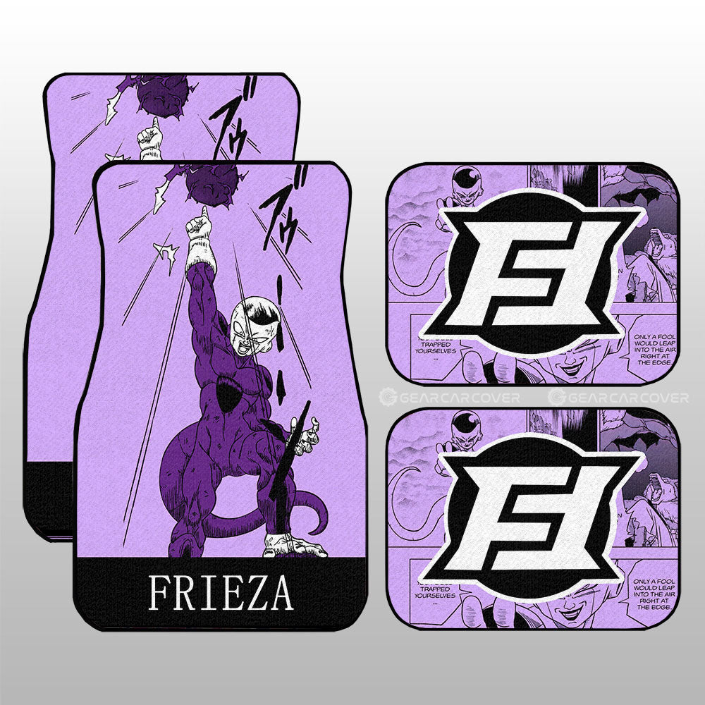 Frieza Car Floor Mats Custom Manga Color Style - Gearcarcover - 1