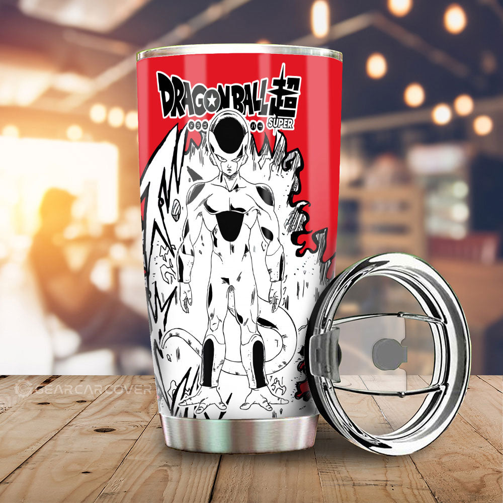 Frieza Tumbler Cup Custom Car Accessories Manga Style For Fans - Gearcarcover - 1