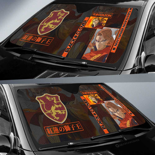 Fuegoleon Vermillion Car Sunshade Custom - Gearcarcover - 2