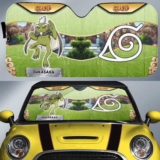 Fukasaku Car Sunshade Custom Anime Car Interior Accessories - Gearcarcover - 1