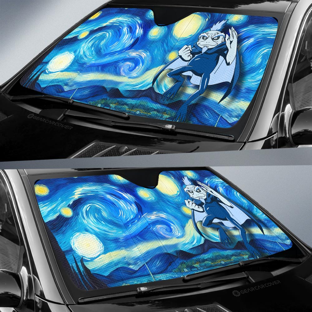 Fukasaku Car Sunshade Custom Starry Night Styles - Gearcarcover - 2