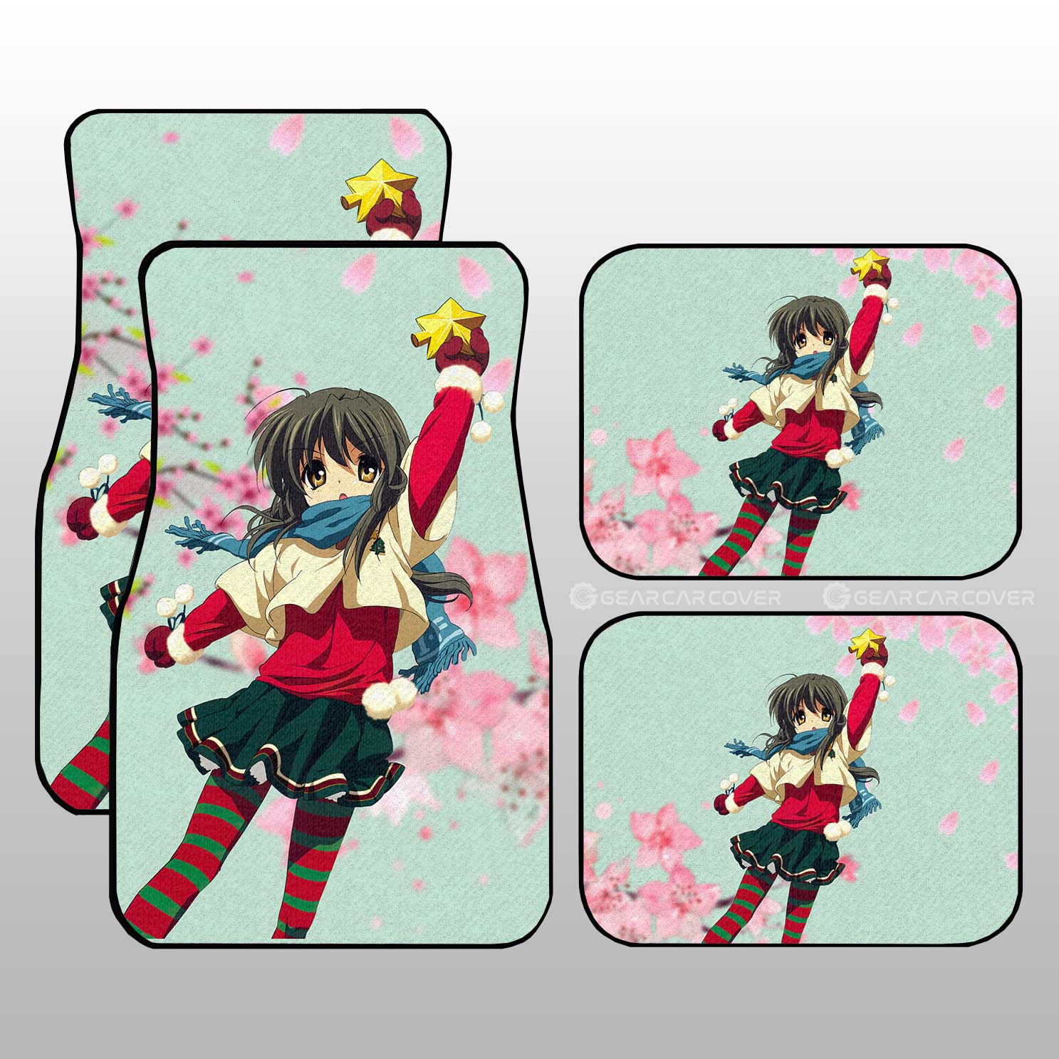 Fuko Ibuki Car Floor Mats Custom Car Accessories - Gearcarcover - 1