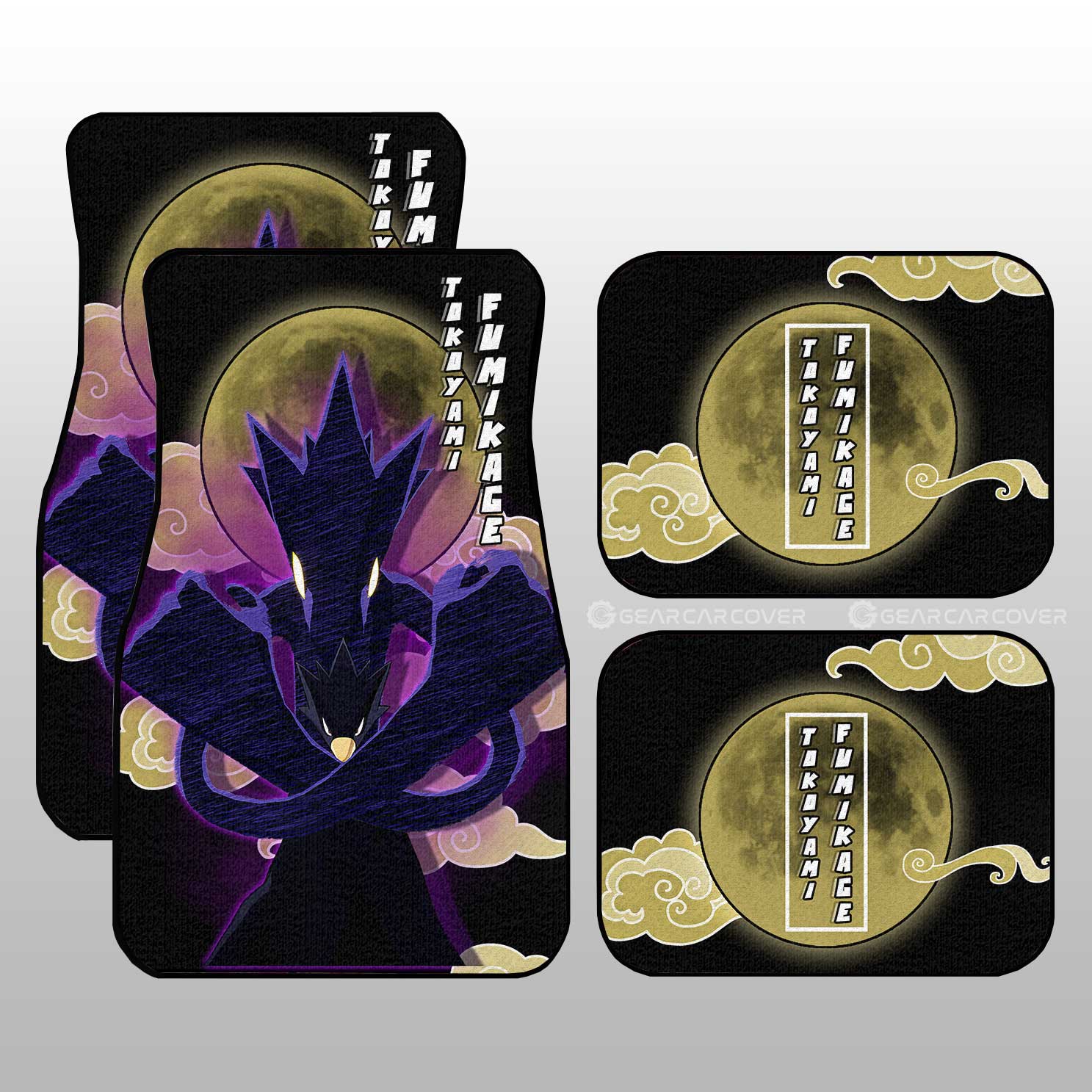Fumikage Tokoyami Car Floor Mats Custom Car Interior Accessories - Gearcarcover - 1