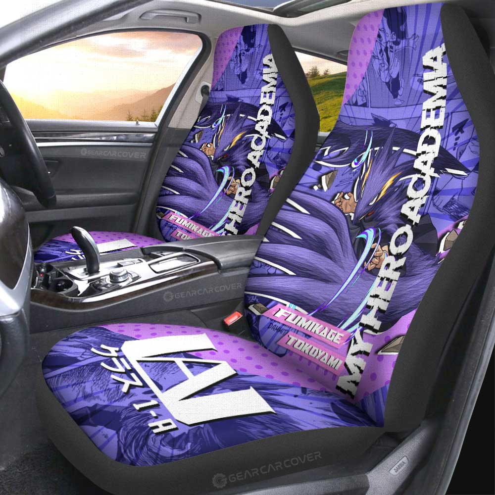 Fumikage Tokoyami Car Seat Covers Custom Car Interior Accessories - Gearcarcover - 1