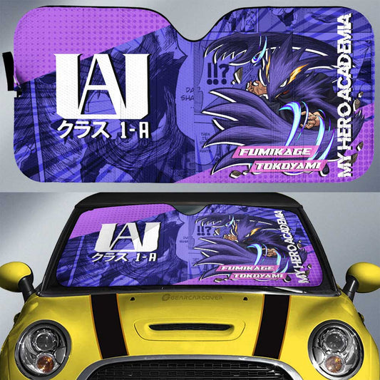 Fumikage Tokoyami Car Sunshade Custom Car Interior Accessories - Gearcarcover - 1