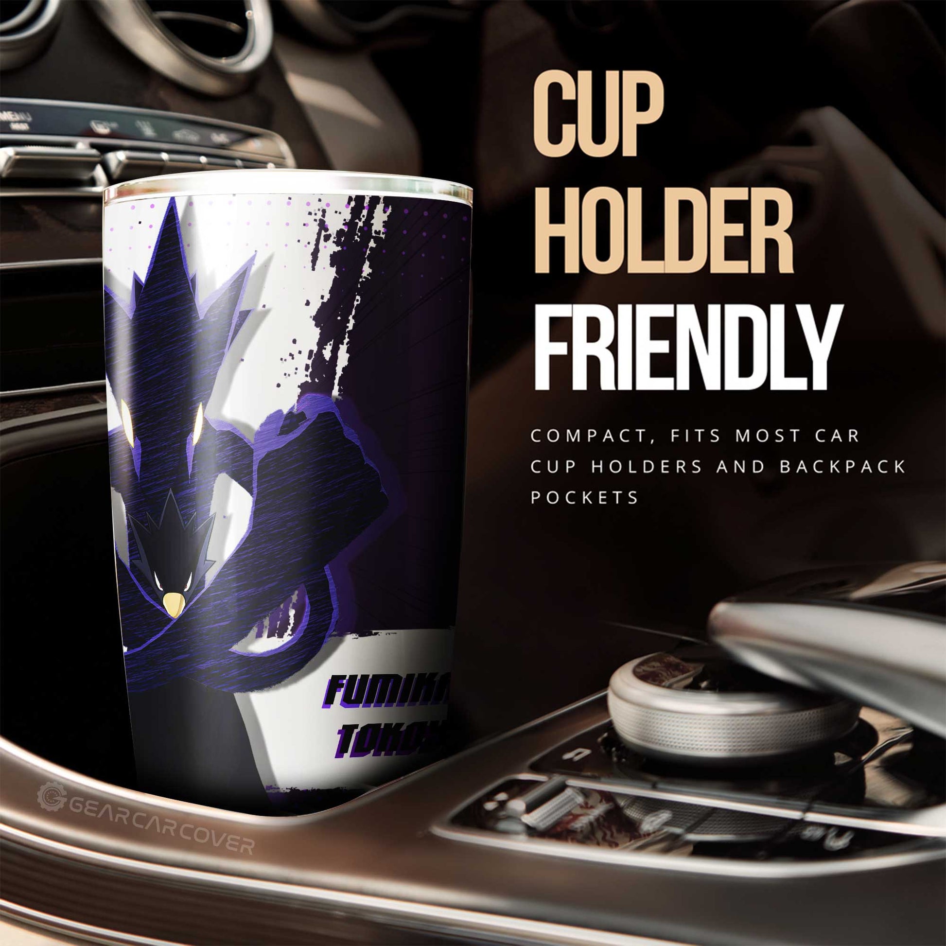 Fumikage Tokoyami Tumbler Cup Custom For Fans - Gearcarcover - 2