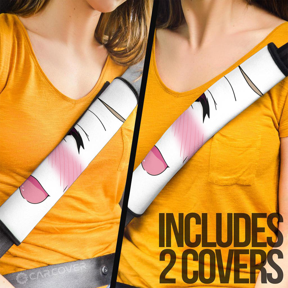 Funny Ahegao Face Seat Belt Covers Custom Ahegao Car Accessories - Gearcarcover - 2