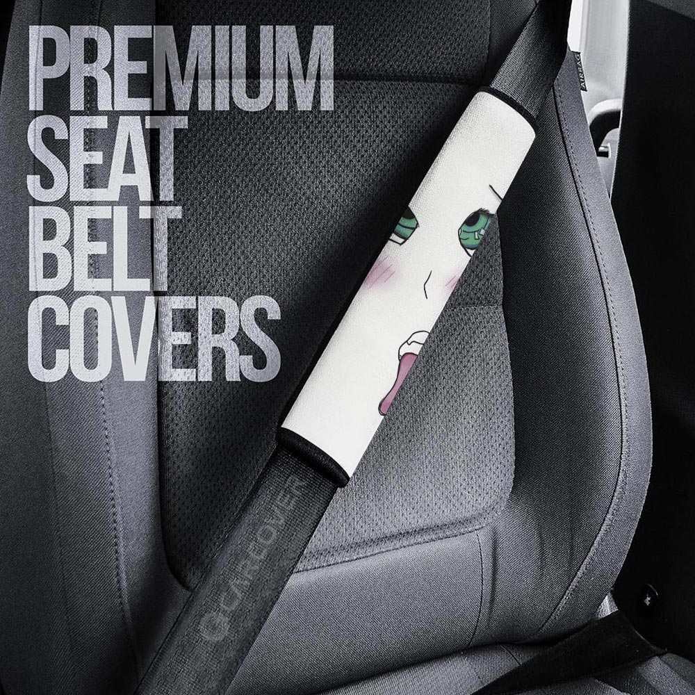 Funny Face Seat Belt Covers Custom Ahegao Car Accessories - Gearcarcover - 3