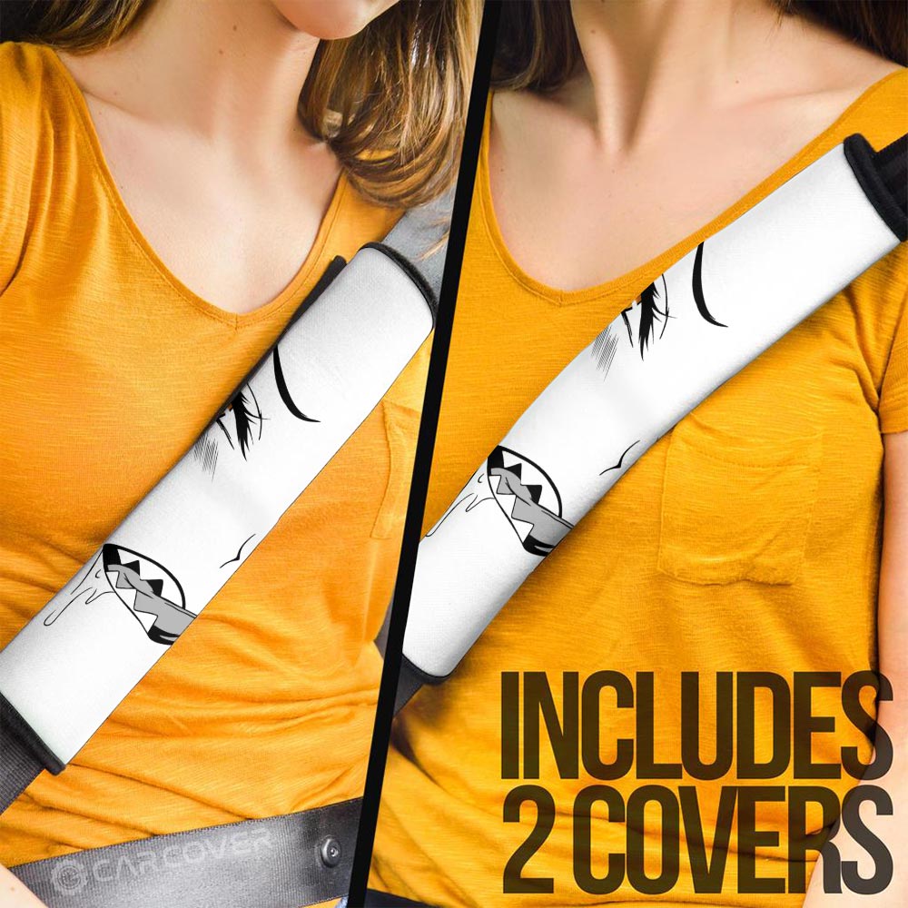 Funny Face Seat Belt Covers Custom Ahegao Car Accessories - Gearcarcover - 2