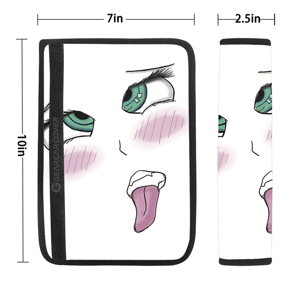 Funny Face Seat Belt Covers Custom Ahegao Car Accessories - Gearcarcover - 1