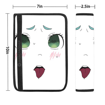 Funny Face Seat Belt Covers Custom Ahegao Car Accessories - Gearcarcover - 1