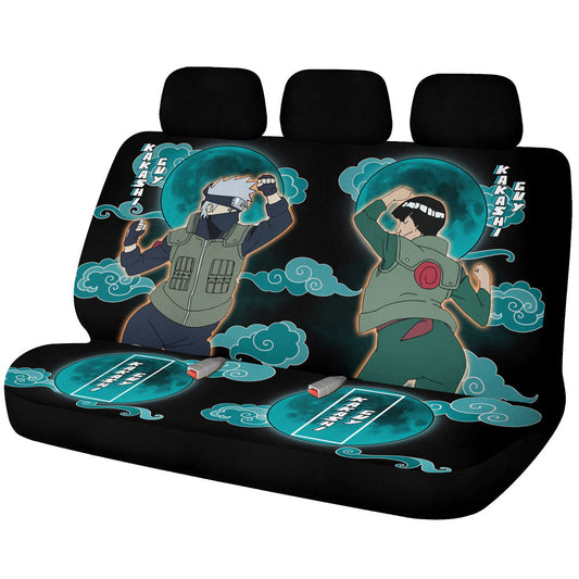 Funny Kakashi And Guy Car Back Seat Covers Custom Anime Car Accessories - Gearcarcover - 1