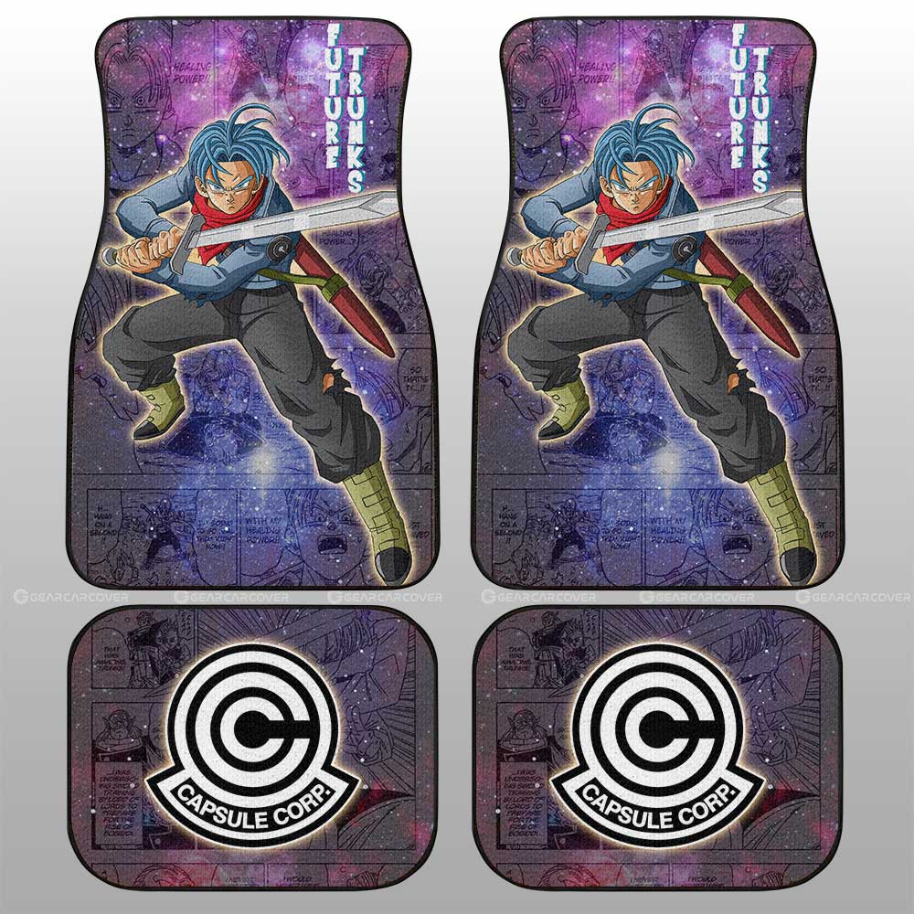 Future Trunks Car Floor Mats Custom Car Accessories Manga Galaxy Style - Gearcarcover - 2