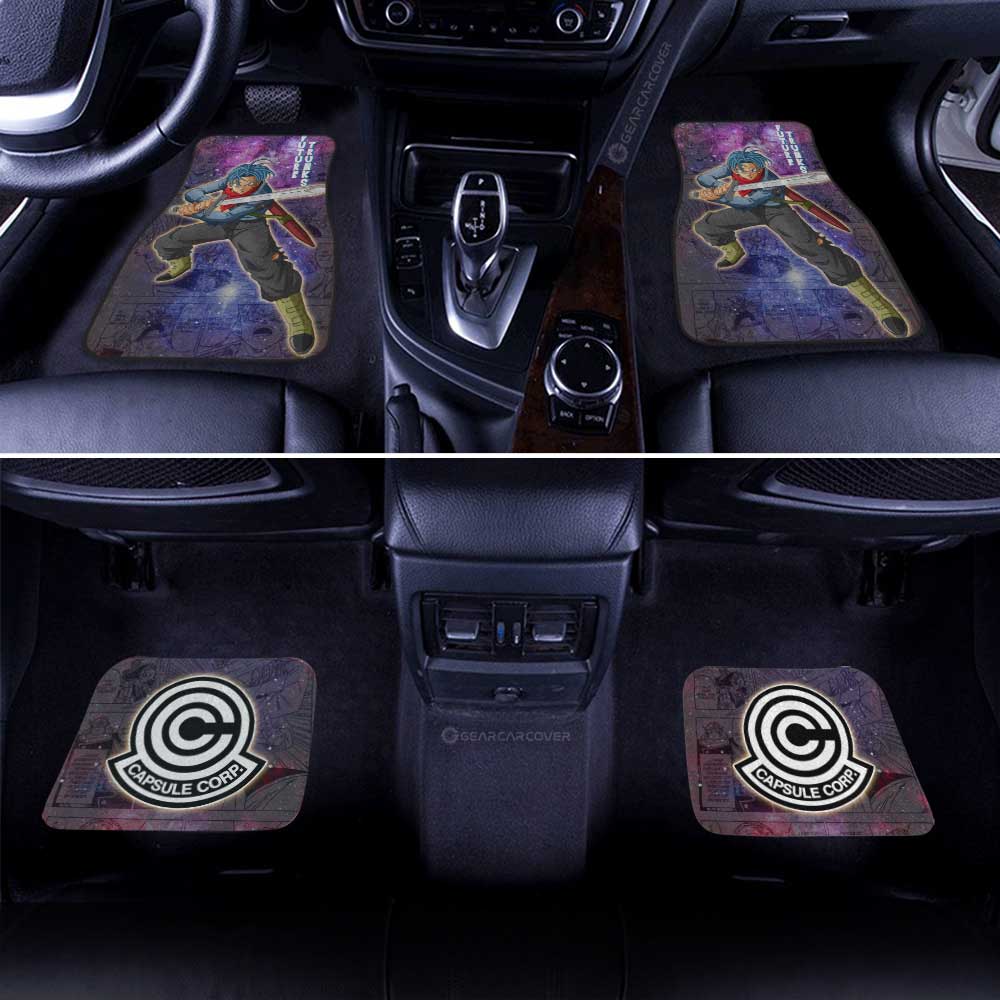 Future Trunks Car Floor Mats Custom Car Accessories Manga Galaxy Style - Gearcarcover - 3