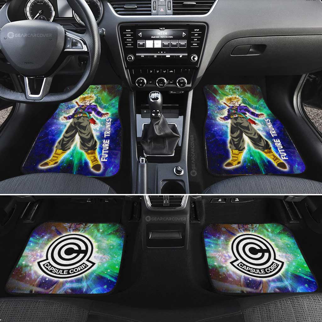 Future Trunks Car Floor Mats Custom Dragon Ball Anime Car Accessories - Gearcarcover - 2