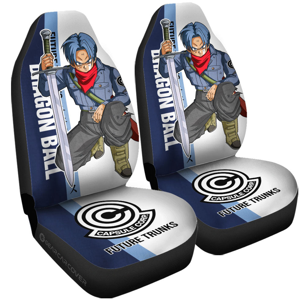 Future Trunks Car Seat Covers Custom Car Accessories For Fans - Gearcarcover - 3