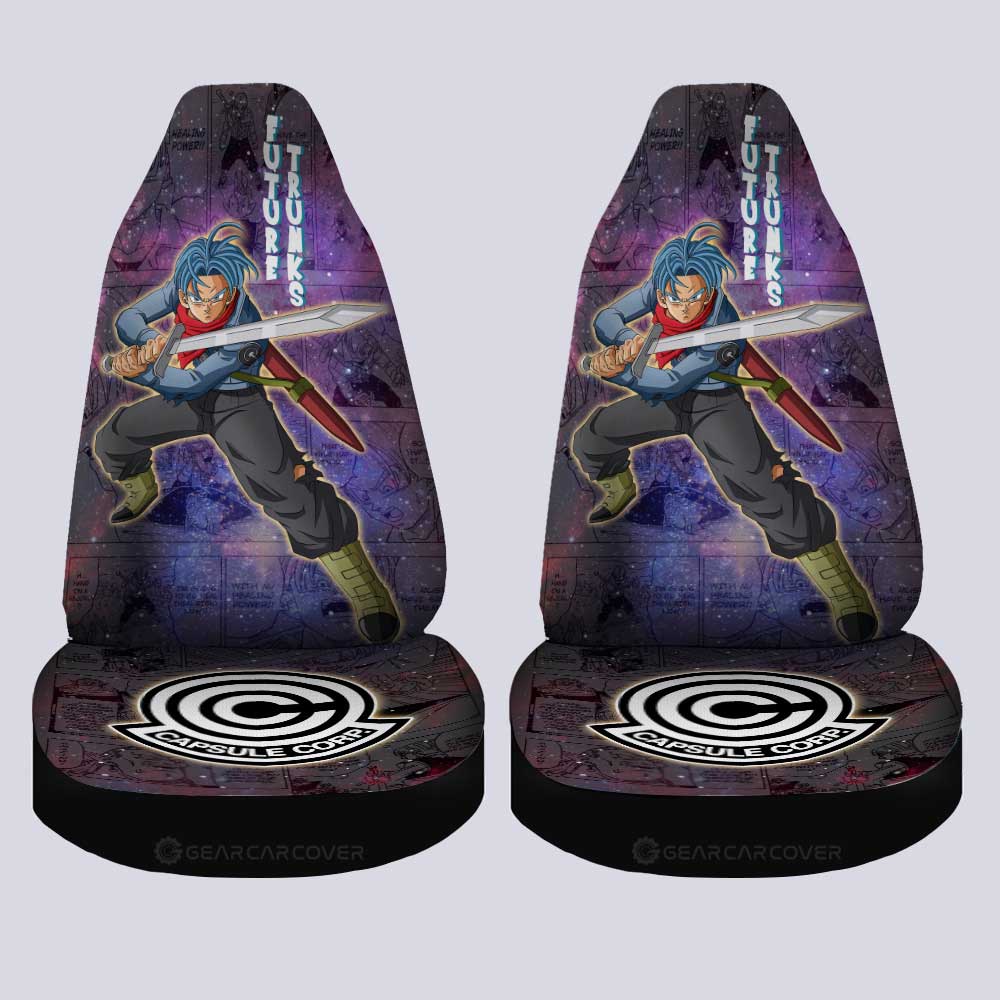 Future Trunks Car Seat Covers Custom Galaxy Style Car Accessories - Gearcarcover - 4