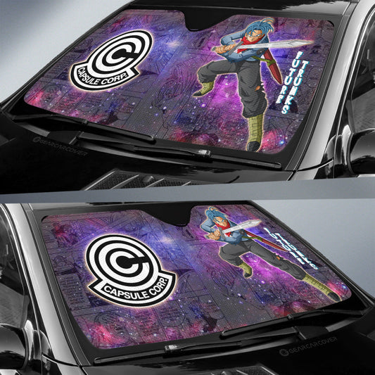 Future Trunks Car Sunshade Custom Car Accessories Manga Galaxy Style - Gearcarcover - 2