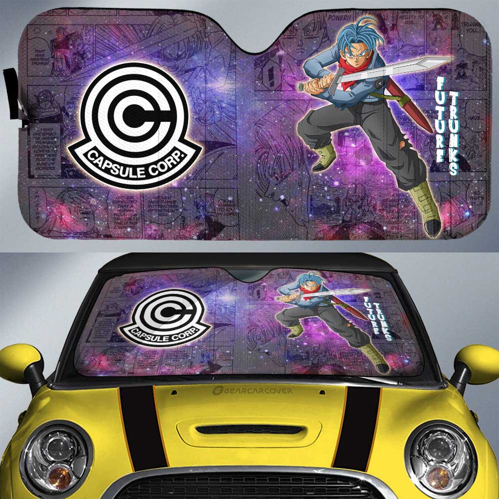 Future Trunks Car Sunshade Custom Car Accessories Manga Galaxy Style - Gearcarcover - 1