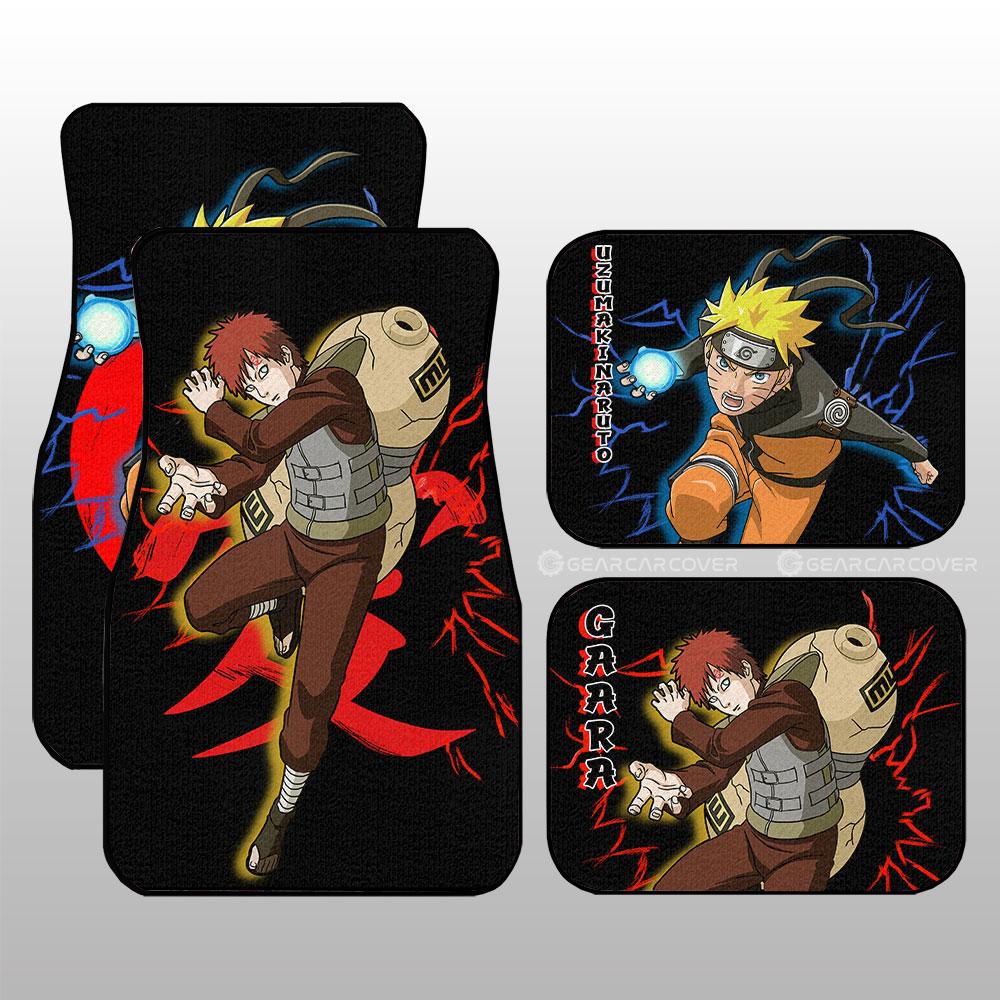 Gaara And Car Floor Mats Custom For Anime Fans - Gearcarcover - 2