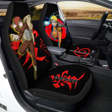 Gaara And Car Seat Covers Custom For Anime Fans - Gearcarcover - 1