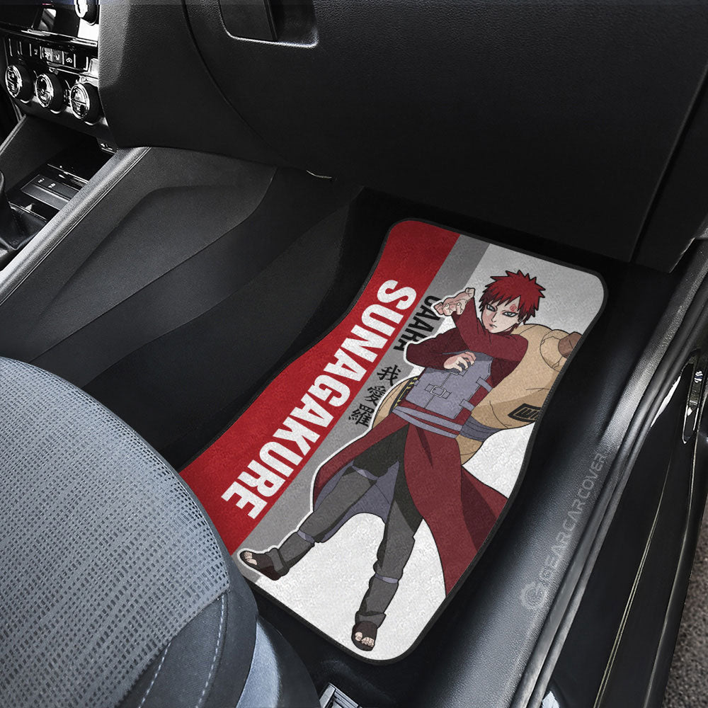 Gaara Car Floor Mats Custom Anime Car Accessories - Gearcarcover - 4