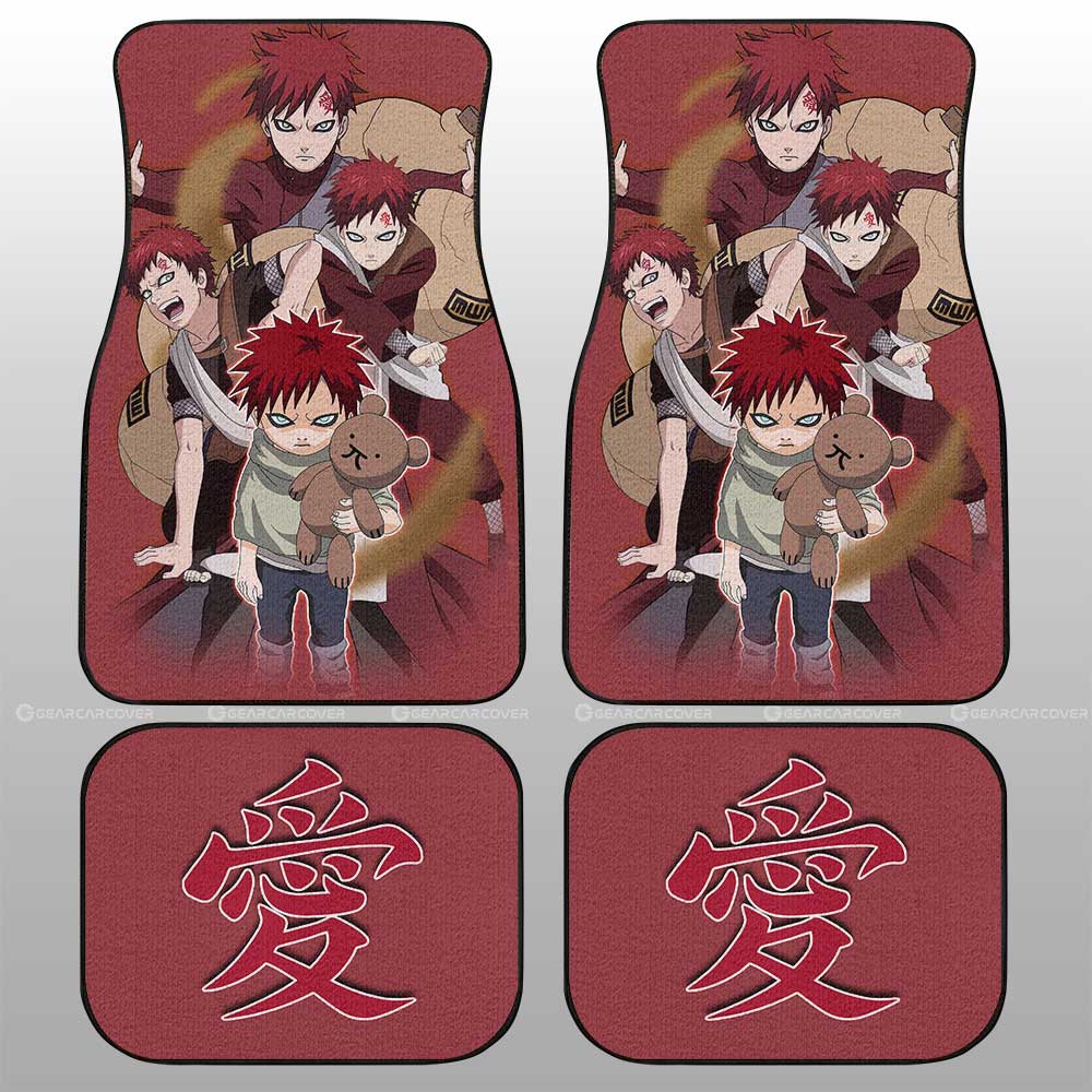 Gaara Car Floor Mats Custom Car Accessories For Fans - Gearcarcover - 2